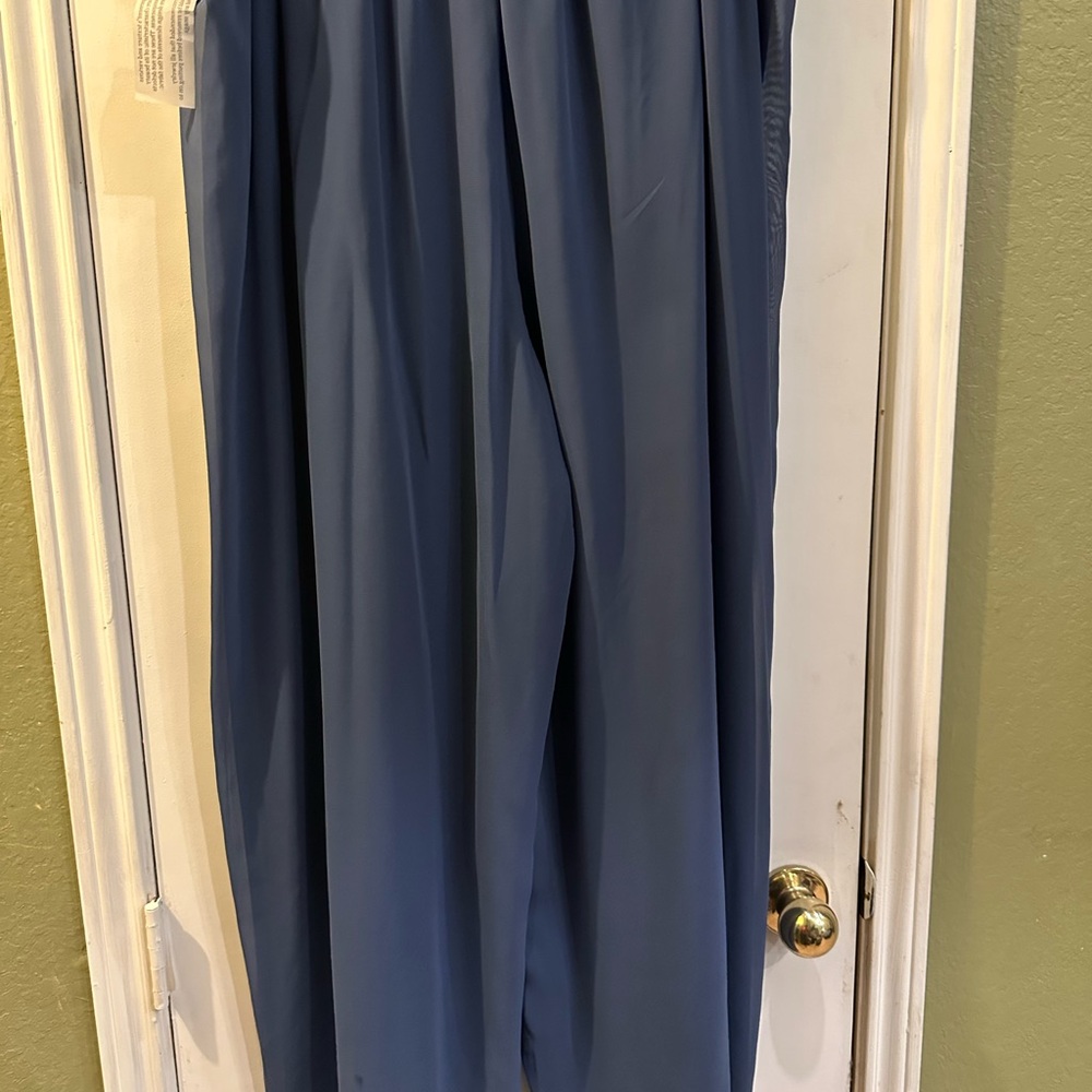 Alex Evenings Women's Wide Leg Pants in Blue 2X NWT